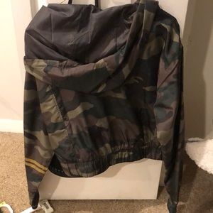 Camo bomber jacket